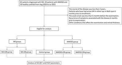 Comparison of ocular changes in multiple sclerosis and neuromyelitis optica spectrum disorder patients